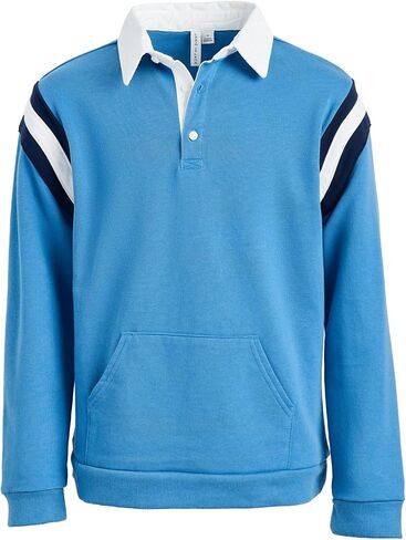 Janie and Jack boys Pieced Polo Sweatshirt (Toddler/Little Kid/Big Kid) in Saudi Arabia