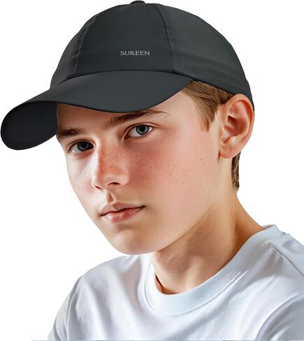 Sukeen Lightweight Kids Baseball Caps for Boy Girls, UPF50+ Kids Sun Hat Quick-Dry Youth Performance Hat for Outdoor Activity in Saudi Arabia