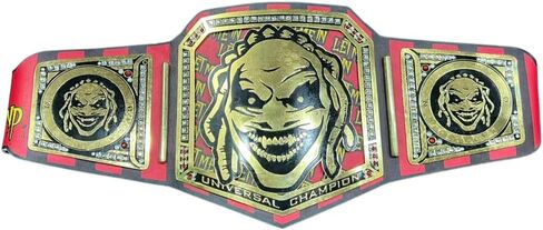 حزام المصارعة العالمي Bray Wyatt - لقب The Fiend الذهبي المخصص للأطفال والكبار - حزام جلد PU ممتاز قابل للتعديل لهواة الجمع والحفلات التنكرية والمشجعين in Kuwait