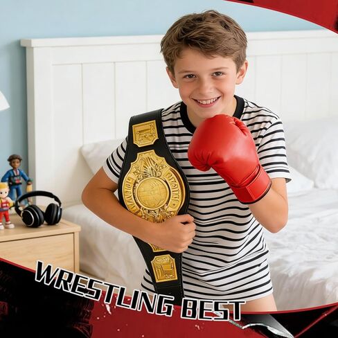 Championship Title Belt Wrestling Boxing Role-Play Costume for Parties and Fans in Saudi Arabia