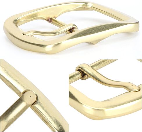 Metal Belt Buckle, 40mm Prong Square Belt Buckle Heavy Duty Men's Replacement Metal Buckle(#3) in Saudi Arabia