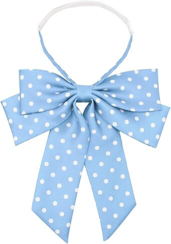 Polka Dots Womens Bow Tie, Pre-tied Bow Ties for Women Adjustable Ladies' Bowties for Party Office School Celebration in Saudi Arabia