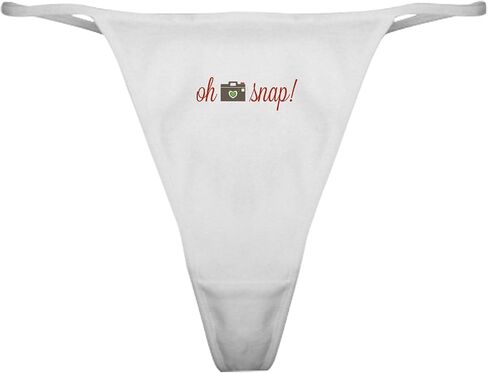 ملابس داخلية كلاسيكية رفيعة من CafePress Oh Snap Camera، سراويل داخلية نسائية in Kuwait