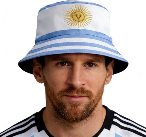 Bucket Hat with National Flag World Cup 2026 Hat World Cup Merchandise for Soccer Fans Gifts in Saudi Arabia