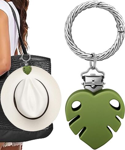 Hat Clip - Hat Holder for Travel on Bag - Silicone Hands Free Hat Clip for Purse Luggage - Protect Hat from Falling in Saudi Arabia