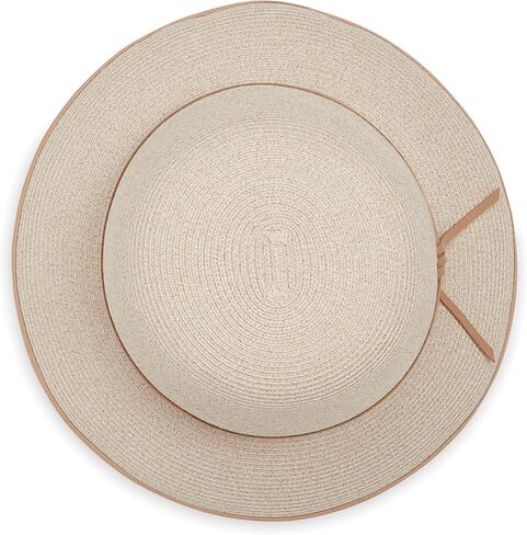 Wallaroo Lady Brett Hat (Mixed Camel) – Jane Seymour W Collection | Women’s UPF 50+ Flexi-Weave | 3-Inch Brim | Packable Adjustable Fit | Perfect for Travel, Brunch, Art Walks, Stylish Events in Saudi Arabia