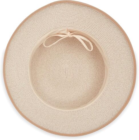 Wallaroo Lady Brett Hat (Mixed Camel) – Jane Seymour W Collection | Women’s UPF 50+ Flexi-Weave | 3-Inch Brim | Packable Adjustable Fit | Perfect for Travel, Brunch, Art Walks, Stylish Events in Saudi Arabia