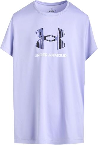 طاقم بأكمام قصيرة مطبوع عليه تكنولوجيا من Under Armour Girls in Kuwait
