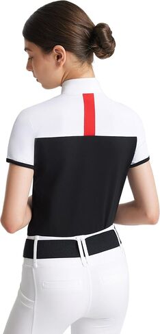 FitsT4 Sports Girls عرض الفروسية قمصان قصيرة الأكمام ركوب الخيل قميص زر حتى أداء قميص رايدر أعلى in Kuwait