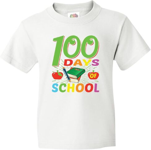 inktastic 100 Days of School Youth T-Shirt in Saudi Arabia