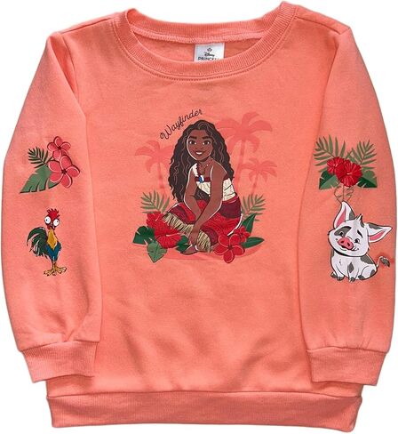 Disney Moana Little & Big Girls Pullover Sweatshirt in Saudi Arabia