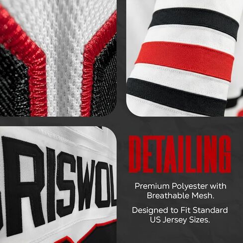 A&O Griswold #00 Movie Hockey Jersey – Stitched Letters and Numbers Authentic Fabs Apparel S-3XL in Saudi Arabia