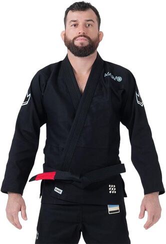 KINGZ Nano 3.0 رجالي Jiu Jitsu Gi - IBJJF 2024 قانوني، سترة منسوجة باللؤلؤ وبنطلون Ripstop بوزن 8 أونصة in Saudi Arabia
