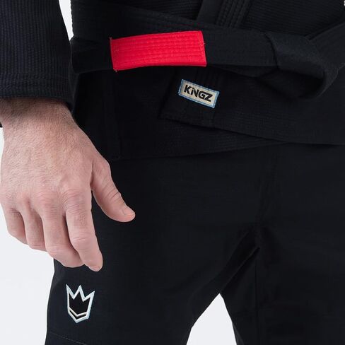 KINGZ Nano 3.0 رجالي Jiu Jitsu Gi - IBJJF 2024 قانوني، سترة منسوجة باللؤلؤ وبنطلون Ripstop بوزن 8 أونصة in Saudi Arabia