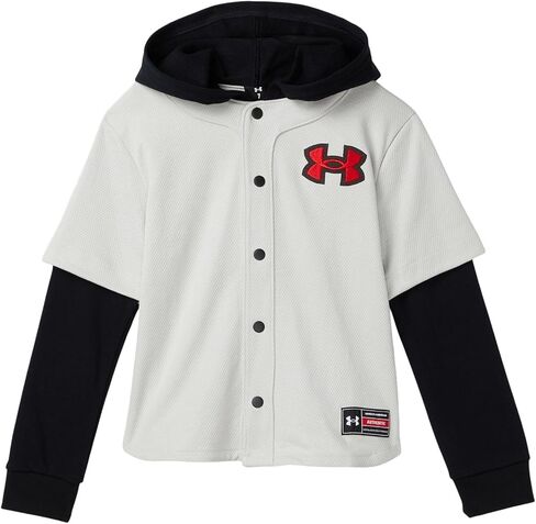 قميص البيسبول ذو القلنسوة للأولاد من Under Armour (الطفل الصغير) in Kuwait