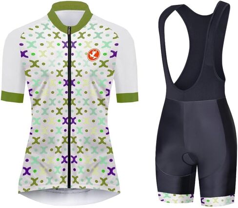 UGLY FROG 77US10HuLaoNv Women's Cycling Suits Cycling Jersey Set Short Sleeve Padded Bib Shorts in Saudi Arabia