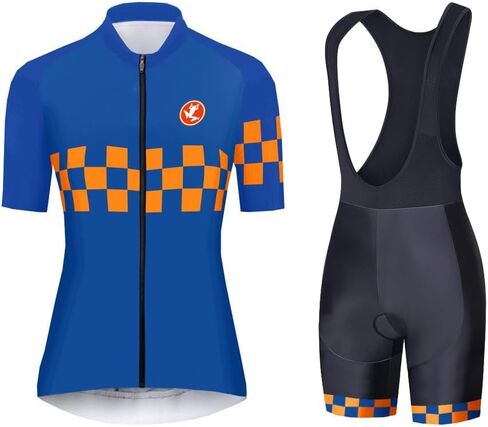 UGLY FROG 77US10HuLaoNv Women's Cycling Suits Cycling Jersey Set Short Sleeve Padded Bib Shorts in Saudi Arabia
