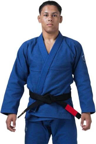 سترة KINGZ Balistico الرجالية Jiu Jitsu Gi - IBJJF 2024 Legal، سترة منسوجة باللؤلؤ وبنطلون Ripstop بوزن 8 أونصة in Saudi Arabia