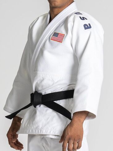 FUJI USA Judo Euro Competition Judo Gi for Men and Women (Belt Not Included), White, Size 5 in Saudi Arabia