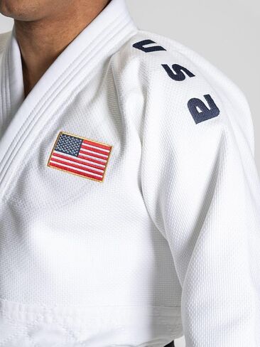 FUJI USA Judo Euro Competition Judo Gi for Men and Women (Belt Not Included), White, Size 5 in Saudi Arabia