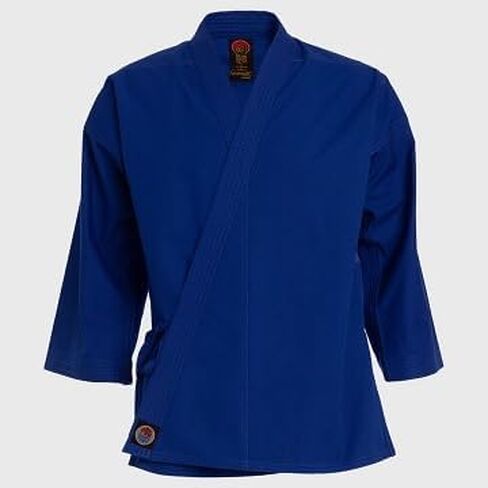 Gladiator 7.5 oz. Tang Soo Do Trimmed Jacket (Midnight Blue Trim, 4 (5'11"/185 lbs.)) in Saudi Arabia