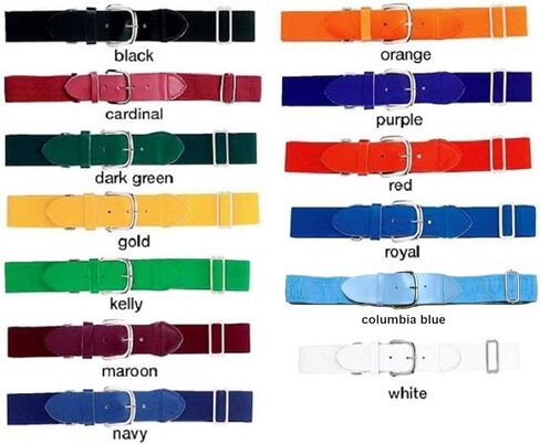 MARTIN Sports Adjustable Adult Baseball/Softball Belt, 1.5" Wide (Kelly Green, Adult) in Saudi Arabia