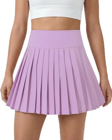 Girls Tennis Skirts with Pockets Liner: High Waisted Pleated Skirt Athletic Sports Skorts Performance Skirts 5-12Y in Saudi Arabia
