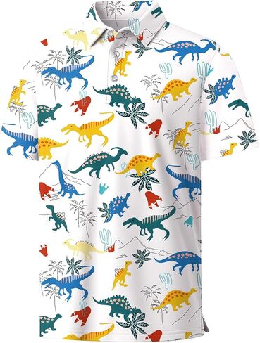 Boys Polo Shirt Hawaiian Golf Polo Shirts Moisture Wicking Quick Dry Fabric Casual Short Sleeve Shirt School Uniform in Saudi Arabia