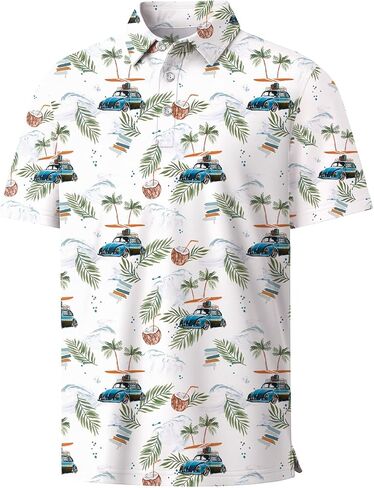 Boys Polo Shirt Hawaiian Golf Polo Shirts Moisture Wicking Quick Dry Fabric Casual Short Sleeve Shirt School Uniform in Saudi Arabia