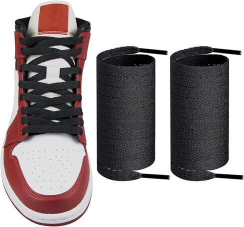 أربطة حذاء Endoto بديلة من البوليستر المسطح لأحذية Air Jordan 1/2/3/4/5/6/7/8 الرياضية in Kuwait