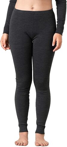 LAPASA Womens 100% Merino Wool Base Layer Midweight Activewear Thermal Underwear Long John Long Pants L49 in Saudi Arabia