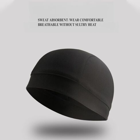 Skull Cap for Men & Women Beanie Hats Stretchy Helmet Liner Headwear Cycling Running Hat for Men Women in Saudi Arabia