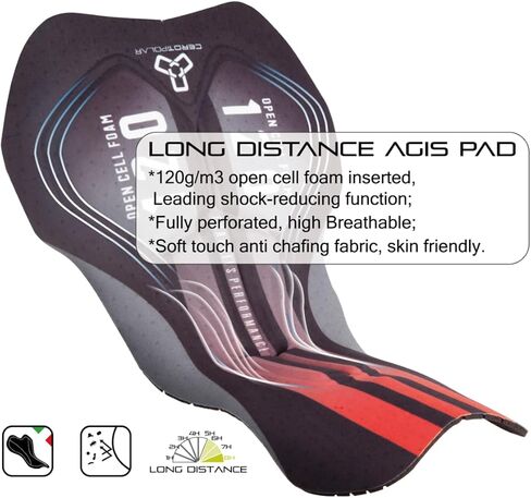 CEROTIPOLAR Men's Thermal Fleece Bathroom Access Cycling Bibs Tights, Bike Bibs Pants for Fall and Cold Winter in Saudi Arabia
