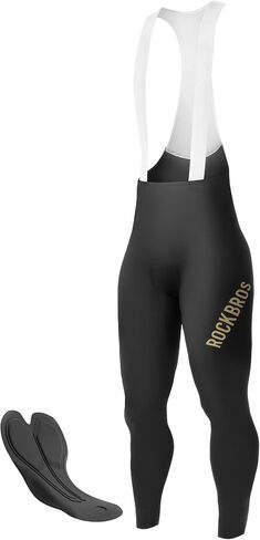 ROCKBROS Cycling Bibs for Men 3D Padded Men's Bike Bibs,Seamless Cycling Pants,Breathable Biking Tights,Riding Pants in Saudi Arabia