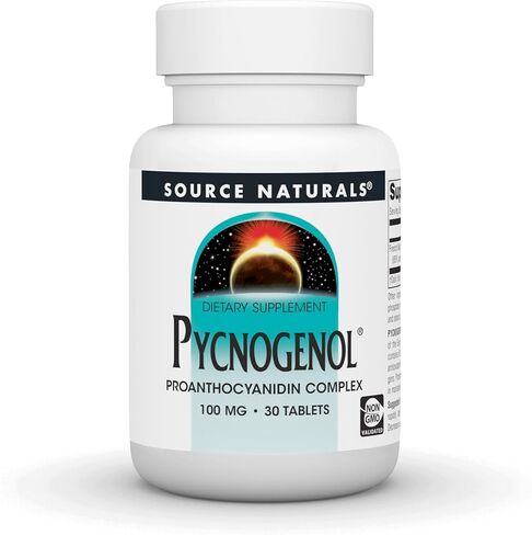 Source Naturals Pycnogenol 100 mg Proanthocyanidin Complex - 30 Tablets in Kuwait