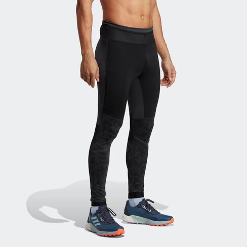 adidas Terrex Agravic Trail Running Leggings Men's, Grey, Size M in Saudi Arabia