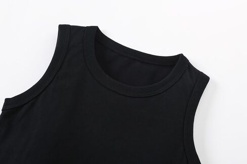 AMIYAN Toddler Tank Tops Boys Girls Sleeveless Shirts Cotton Soft Summer Tee for Kids 1-7 Years in Saudi Arabia