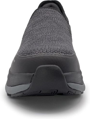 حذاء أمان MEGAComfort Ergo Delta مركب من الأمام سهل الارتداء للنساء - مقاوم للانزلاق، تبديد للكهرباء الساكنة، مدخل سهل الارتداء، أسود/فوشيا in Kuwait