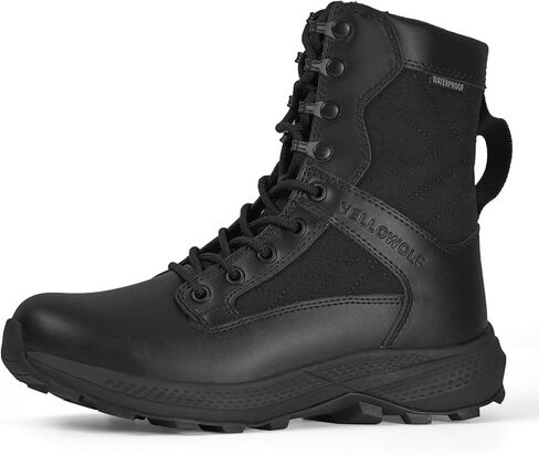 Tactical Boots For Women 8 inch Women's Lightweight Combat Motorcycle Boots Zipper Military Work Boots Desert Emt Boots in Saudi Arabia
