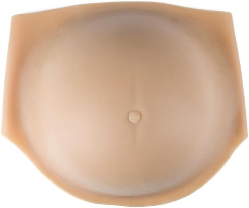 Fake Pregnancy Belly, Silicone Artificial Fake Tummy with Realistic Skin Texture for Photography Props, Cosplay, Party in Saudi Arabia