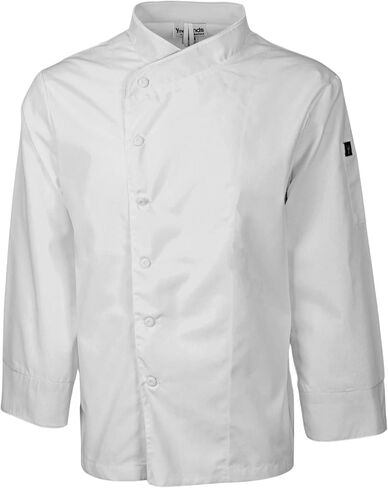 Crossover Collar Keep Kool™ V-Panel Mesh Back Chef Coat C515 in Saudi Arabia
