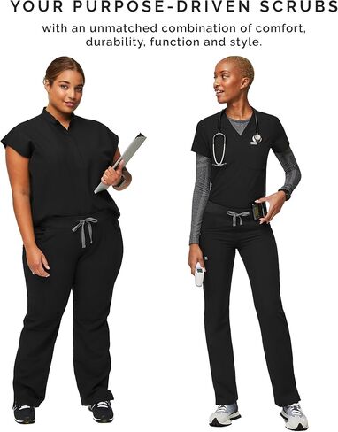 FIGS Kade Cargo Scrub Pants for Women - Black, M in Saudi Arabia