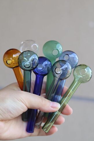 Generic مباخر زيتية زجاجية ملونة للمنزل (8 قطع) in Kuwait