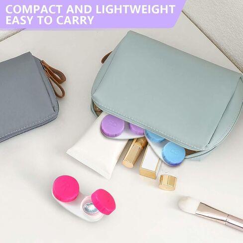 36 عبوة من KISEER حافظة عدسات لاصقة ملونة لطيفة وحامل صندوق كبير مجموعة تخزين نقع (4 ألوان) in Kuwait