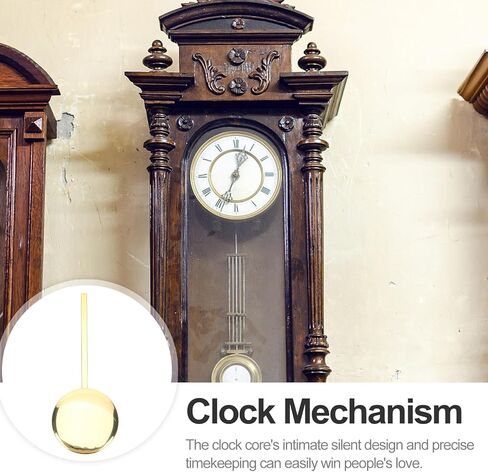 ARTIBETTER Wall Clock Pendulum Replacement Metal Part 5.90In DIY Clock Accessory for Repair and Crafting Grandfather Pendulum in Saudi Arabia