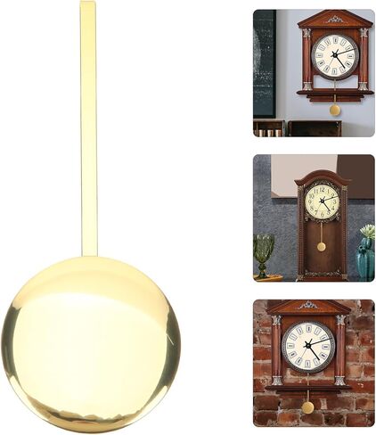ARTIBETTER Wall Clock Pendulum Replacement Metal Part 5.90In DIY Clock Accessory for Repair and Crafting Grandfather Pendulum in Saudi Arabia
