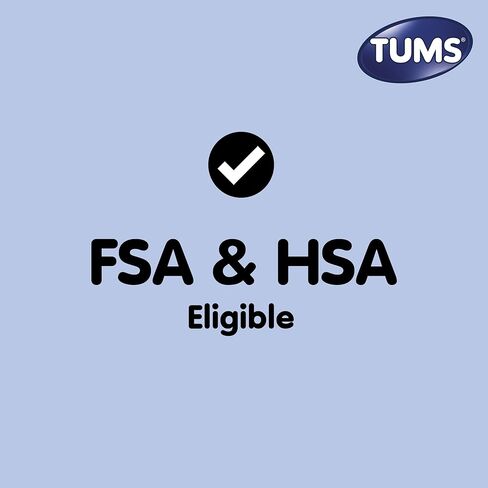 TUMS Naturals Ultra Strength Antacid Chews for Heartburn Relief, Black Cherry & Watermelon - 190 Count in Kuwait