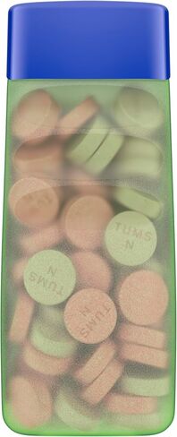 TUMS Naturals Ultra Strength Antacid Chews for Heartburn Relief, Black Cherry & Watermelon - 190 Count in Kuwait