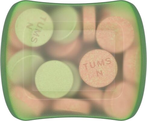 TUMS Naturals Ultra Strength Antacid Chews for Heartburn Relief, Black Cherry & Watermelon - 190 Count in Kuwait