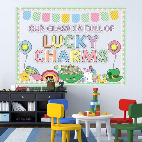 مجموعة ديكورات لوحة الإعلانات لعيد القديس باتريك مع حدود ديكور الفصل الدراسي Lucky Shamrock للمعلمين، القواطع الأيرلندية اللطيفة لعيد القديس باتريك للمدرسة والفصل الدراسي وديكور لوحة الإعلانات in Kuwait